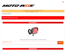 Tablet Screenshot of catalogue.moto-axxe.fr